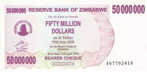50 Million Dollars Zimbabwe p.57 2008